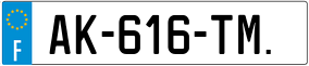 Truck License Plate