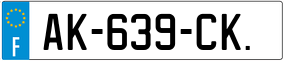 Truck License Plate