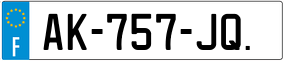 Truck License Plate