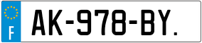 Truck License Plate