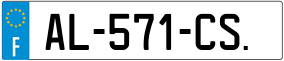 Truck License Plate