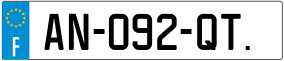 Truck License Plate