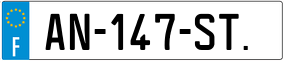 Truck License Plate