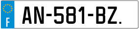 Truck License Plate