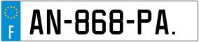 Truck License Plate