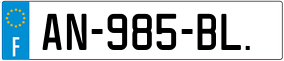 Truck License Plate