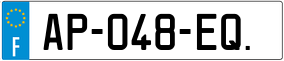 Truck License Plate