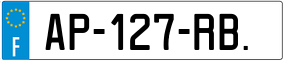 Truck License Plate