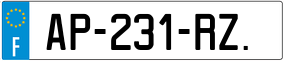 Truck License Plate