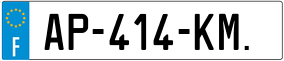 Truck License Plate