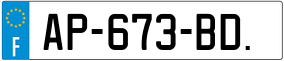 Truck License Plate