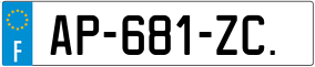 Truck License Plate