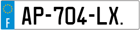 Truck License Plate
