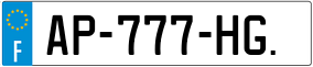 Truck License Plate