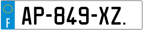 Truck License Plate