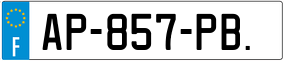 Truck License Plate