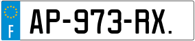 Truck License Plate