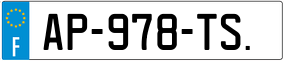 Truck License Plate