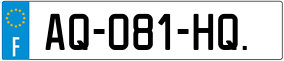 Truck License Plate