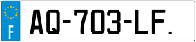 Truck License Plate