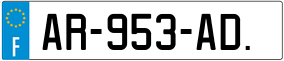 Truck License Plate