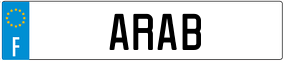 Truck License Plate