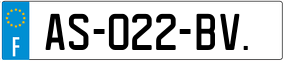 Truck License Plate