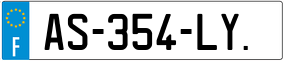 Truck License Plate