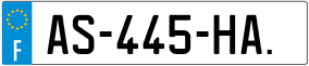 Truck License Plate