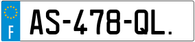 Truck License Plate