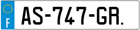 Truck License Plate