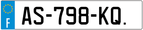 Truck License Plate