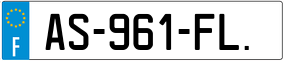 Truck License Plate
