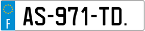 Truck License Plate