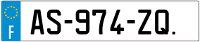 Truck License Plate