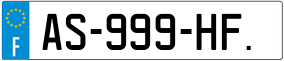Truck License Plate