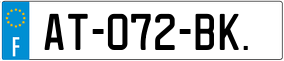 Truck License Plate