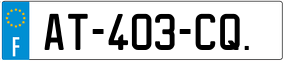 Truck License Plate