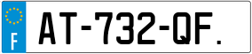 Truck License Plate