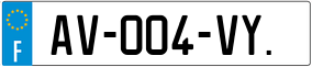 Truck License Plate