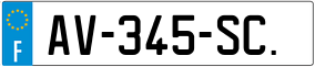 Truck License Plate