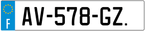 Truck License Plate