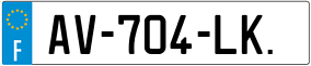Truck License Plate