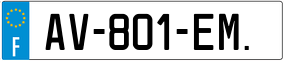 Truck License Plate