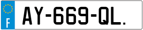 Truck License Plate
