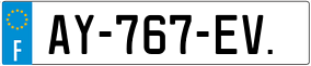 Truck License Plate