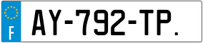 Truck License Plate