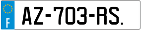 Truck License Plate