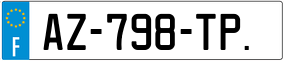 Truck License Plate