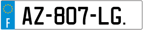 Truck License Plate